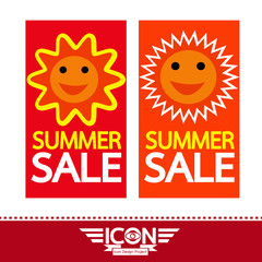Summer sale sun sign