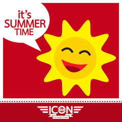 Summer sun sign