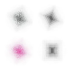 Halftone dot abstract 