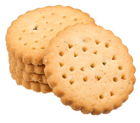 Fruit biscuit with raisins