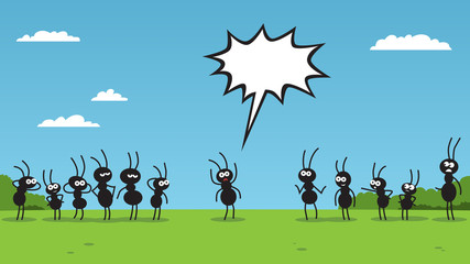 Obraz na płótnie Canvas Crazy Ant