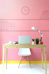 Workplace With Computer