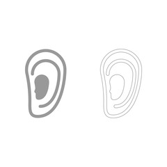 Ear  set  icon .