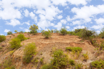 mountains landscape.sky. Morocco.figs tree