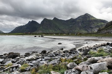 Skagsanden Beach in Lofoten