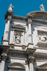 View on Scuola di San Rocco greek style school in Venice