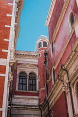 View on  ancient traditional buildings in Venice
