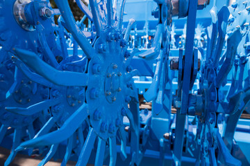 Agricultural cultivator close up