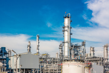 Industrial zone,The equipment of oil refining,Close-up of industrial pipelines of an oil-refinery...