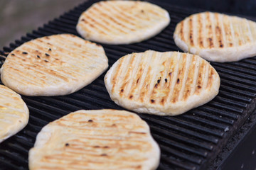 Street food grilled tortilla