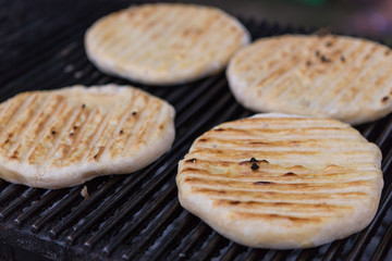 Street food grilled tortilla