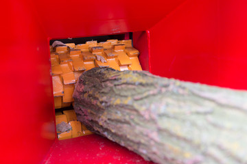 Agricultural machinery, wood shredder