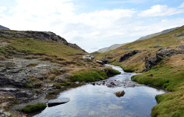 Ruisseau en montagne, Pyrénées France