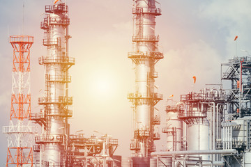 Industrial zone,The equipment of oil refining,Close-up of industrial pipelines of an oil-refinery plant,Detail of oil pipeline with valves in large oil refinery.