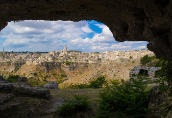 Matera (Basilicata) - The historic center of the wonderful stone city of southern Italy, a tourist attraction for the famous "Sassi", designated European Capital of Culture for 2019.