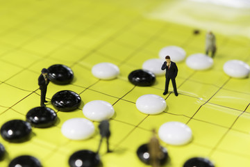 Businessman plan about business for business concept.