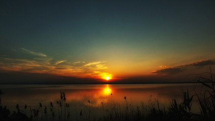 Sunset on Albufera, Valencia - Spain