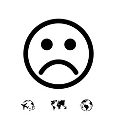 Smile icon stock vector illustration flat design