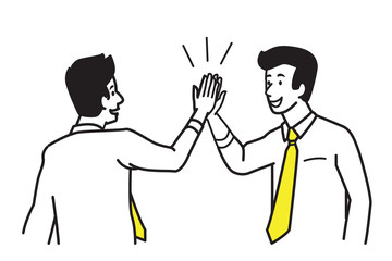 Giving high five motivation