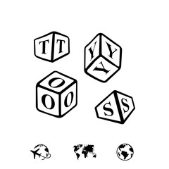 toys icon stock vector illustration flat design