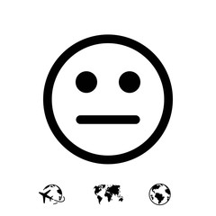 Smile icon stock vector illustration flat design