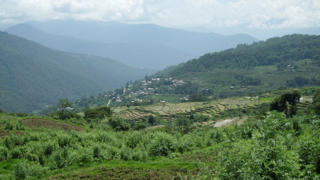 Landscape pictures of Bhutan Thimpu