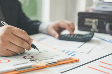 good teamwork meeting in office, workplace strategy, Looking for direction and inspiration, Business working at an office, Office desk table with computer