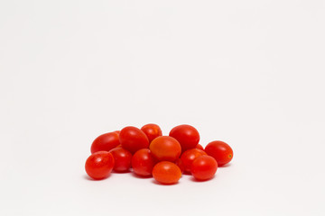 fresh tomatos isolated on white background