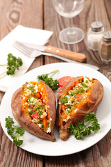 baked sweet potato