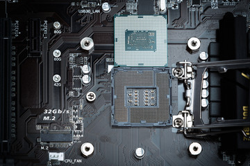 Processor socket on modern motherboard