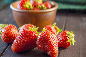 Strawberry in a Bowl