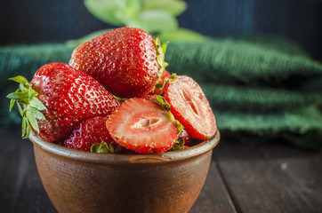 Strawberry in a Bowl