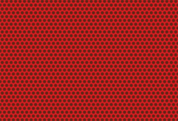 Background of red honeycombs