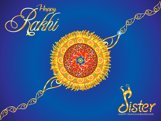 abstract artistic raksha bandhan background