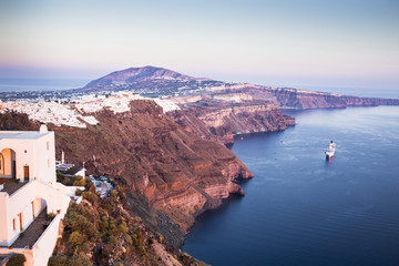 Obraz premium Paisaje de la Isla de Santorini