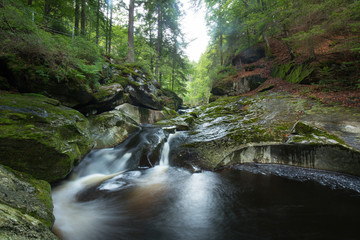 Waterfall in Bayerischer Wald Nationalpark