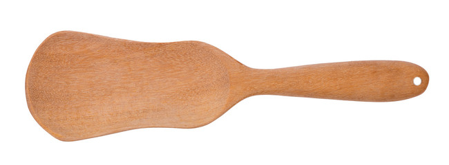 Wooden Spoon isolated on white background