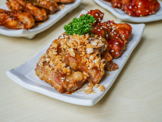 Rib pork chop fried