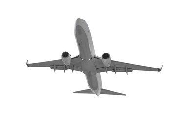 airplane isolated on white background