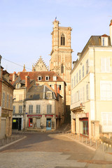 Fototapeta na wymiar Historic Clamecy in Burgundy, France