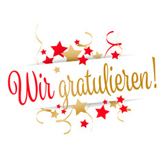 Bilder und Videos suchen: &quot;wir gratulieren&quot;