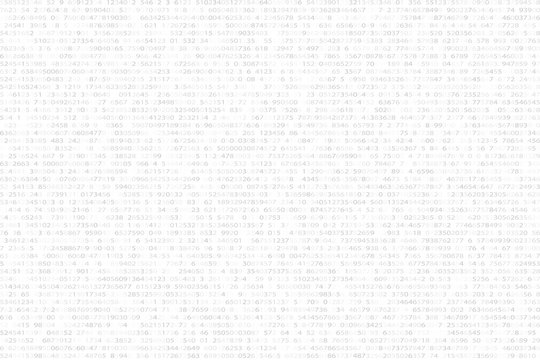 Abstract futuristic background from a black binary code on a white background. Web programming in design. Modern technologies