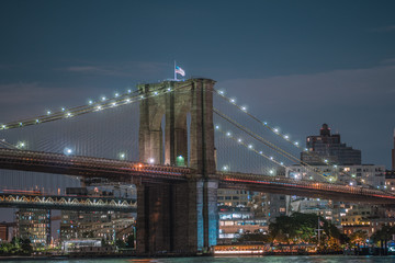 Brooklyn Bridge at night