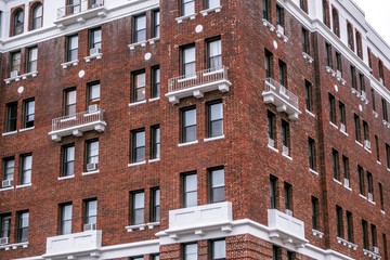 Fototapeta premium Windows and Architecture of downtown Washington