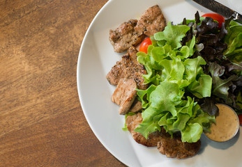 roasted pork salad