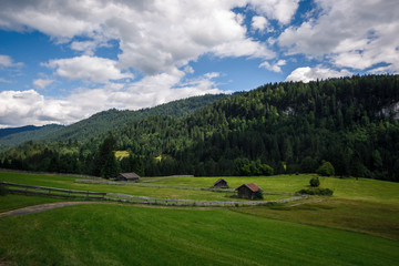Beautiful mountain landscape in the Bavarian Alps, Bavaria, Germany