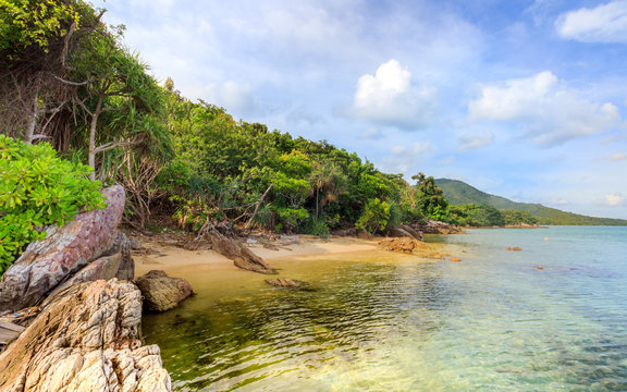 karimunjawa indonesia java beach coastline rocks