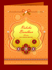 Rakhi background for Indian festival Raksha bandhan celebration