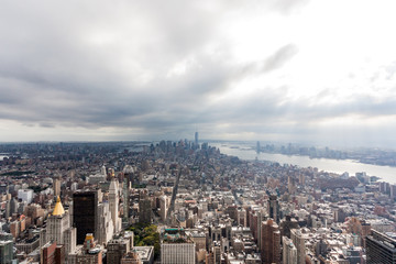 Fototapeta na wymiar Vue de l'Empire State Building