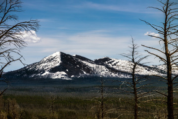 Mountain Peaks across the Valley